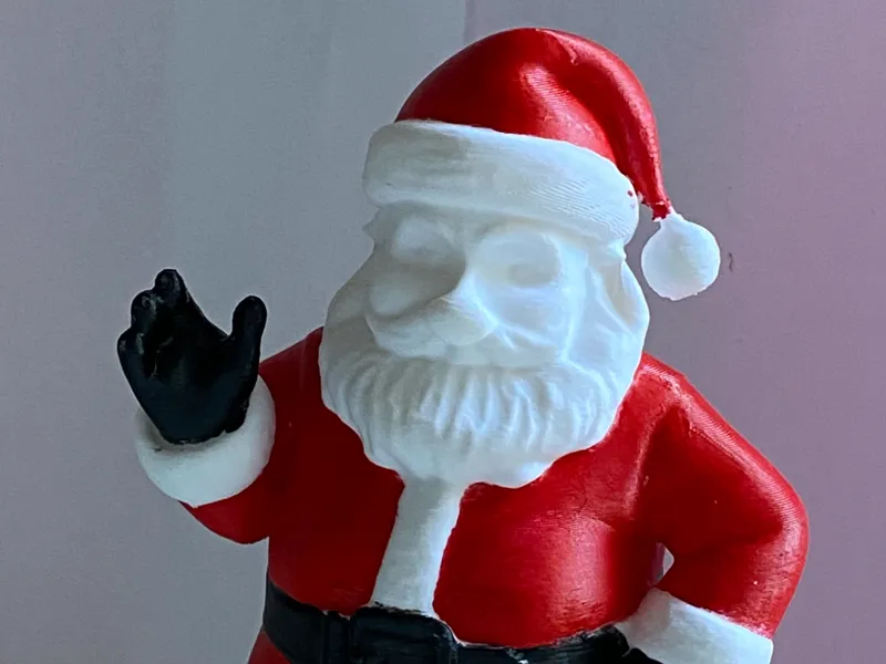 Santa waving