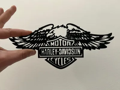 Harley Cut Through Logo