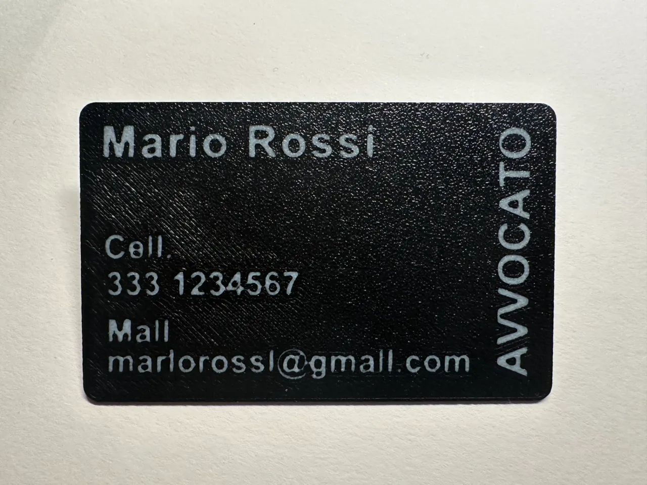 Create your personal Business Card view 3