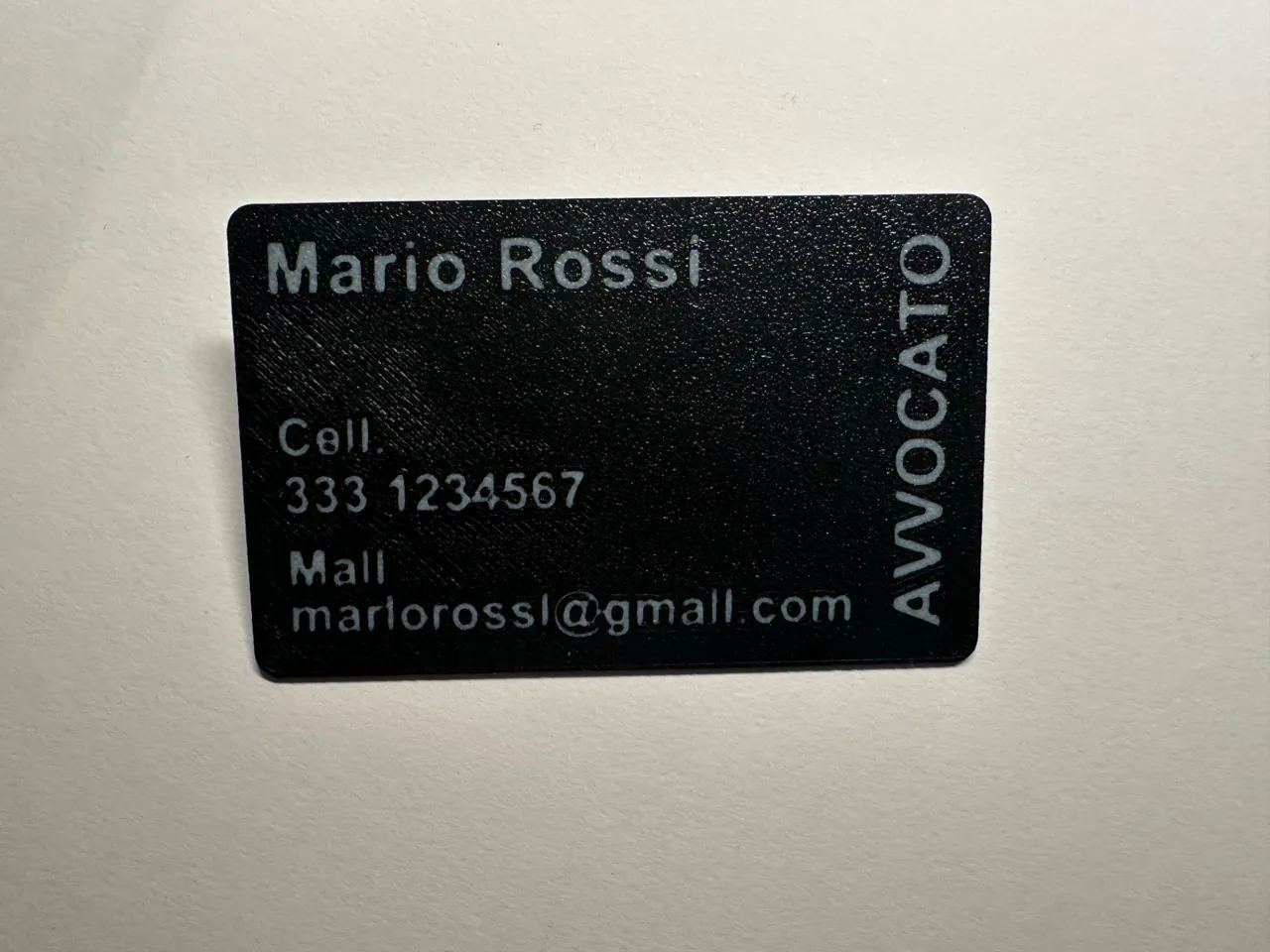 Create your personal Business Card view 2