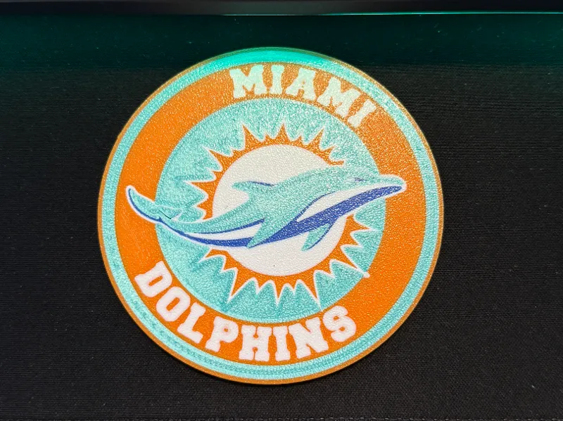 Miami Dolphins Drink Coaster