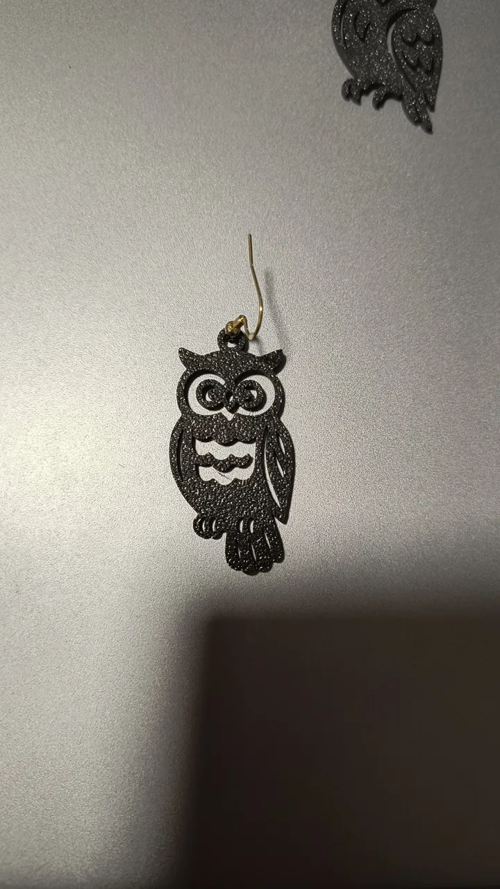 4 different owl earring (free to sell) view 4