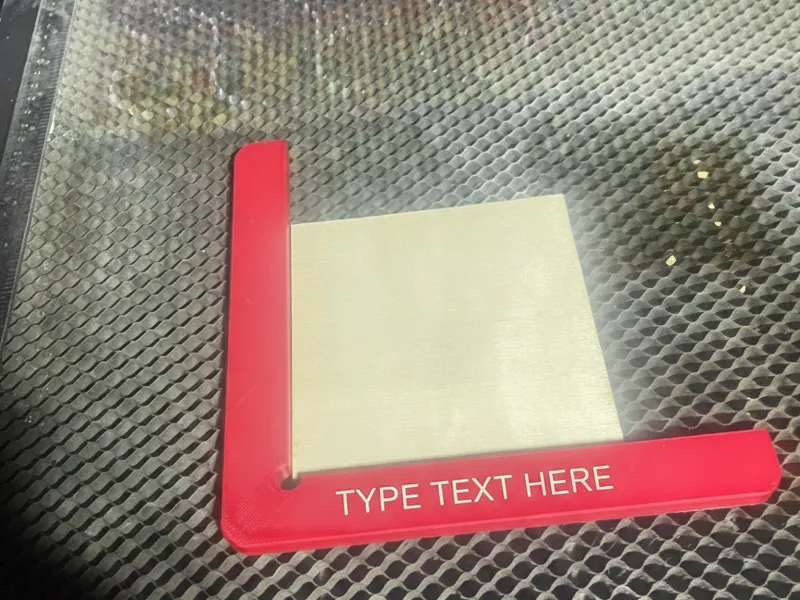 MAGNETIC CORNER JIG FOR LASER