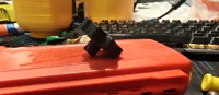 Printed on 45* angle with supports 100% infill