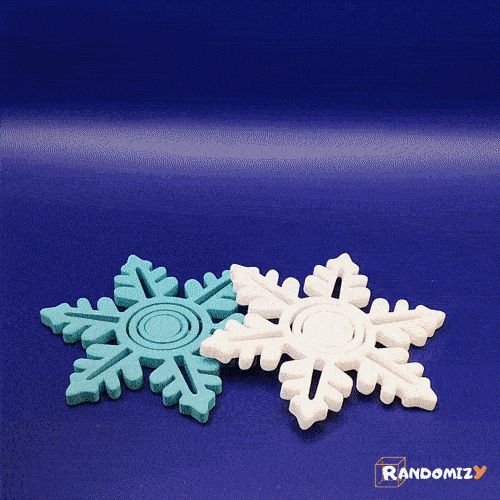 Snowflake Fidget Spinner (Hollowed)