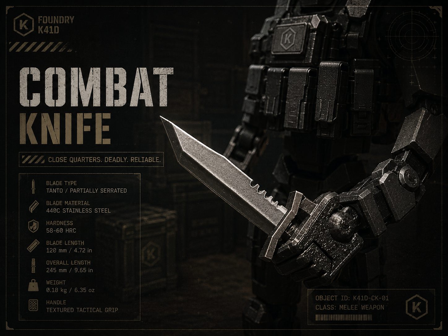 Dummy 13 Combat Knife