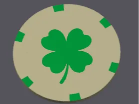 Lucky poker coin