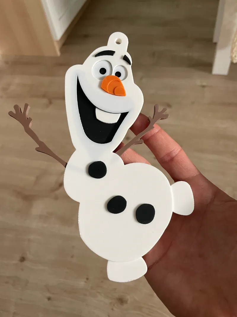 Olaf Hanger Flat Colored