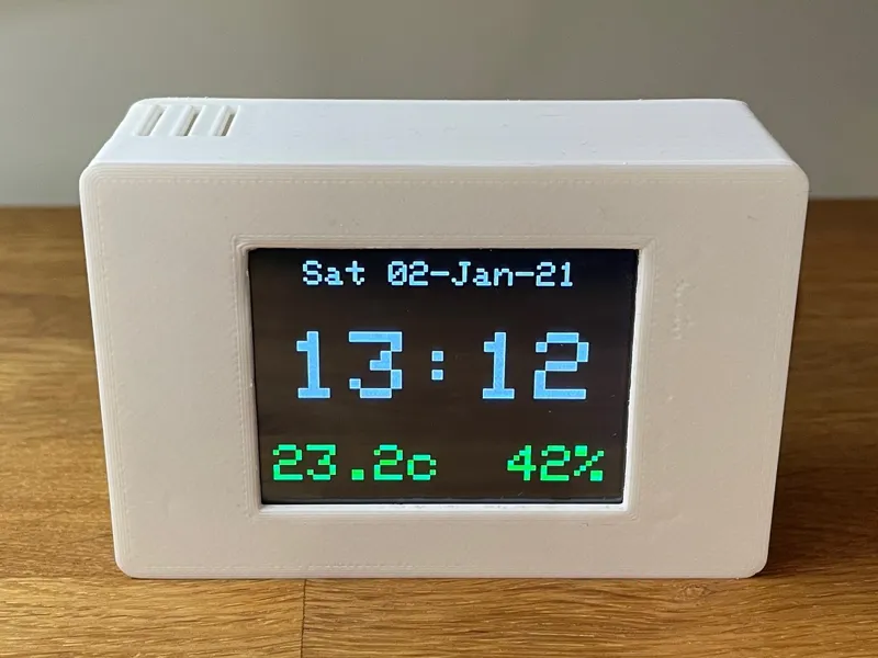 Weather TFT with BME280 and Wemos D1 Mini