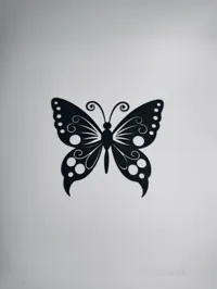 Papillon décoratif mural — photo 3