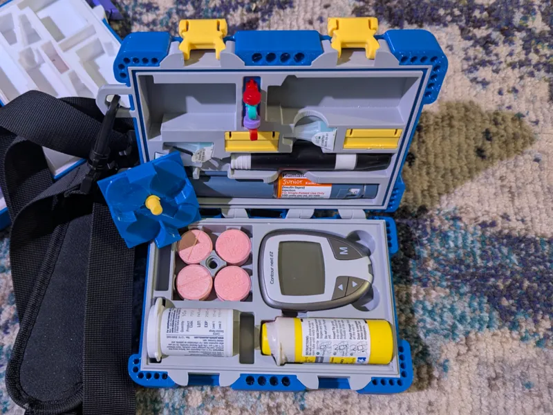 Diabetes Carry Case (Rugged, Watertight)