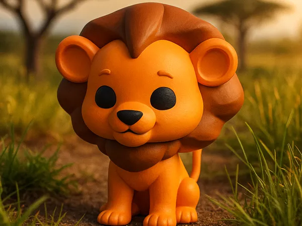 Adorable bébé lion