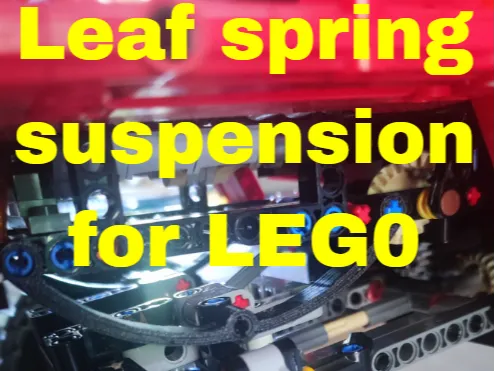 leaf spring suspension for LEG0