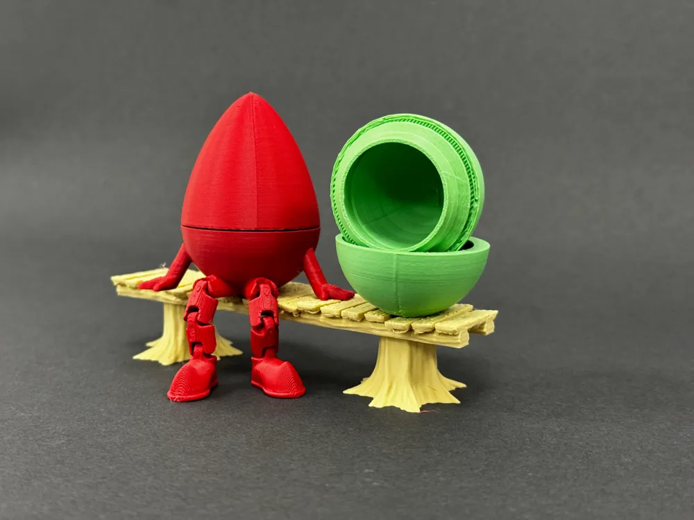 Articulated Easter Egg Container by IrealityMakerWorld: Download Free ...
