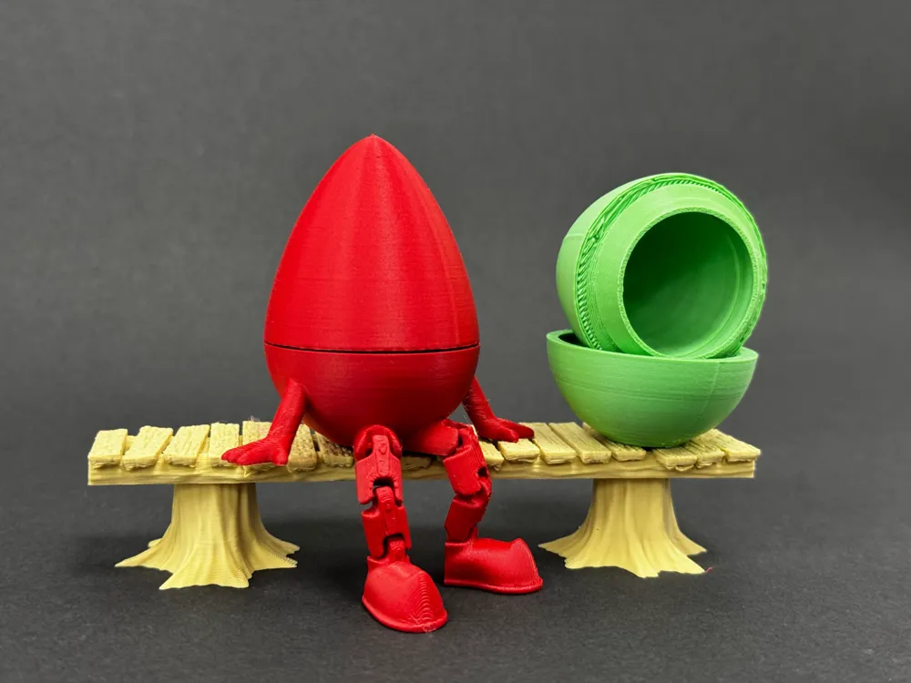 Articulated Easter Egg Container by IrealityMakerWorld: Download Free ...