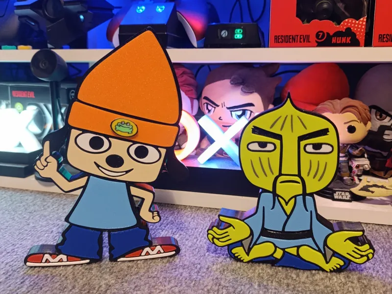 Parappa the Rapper and Chop Chop Master Onion