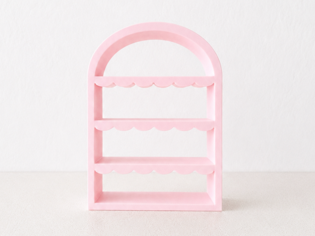 Scalloped Arch Shelf |2 Sizes| Cute Desk Display
