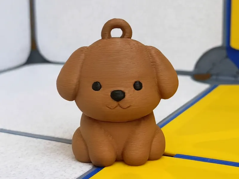 Cute Puppy Keychain