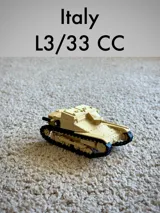 Фигурка Italy L3/33 CC