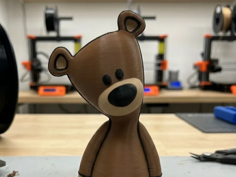 Cute Multi-Color Teddy Bear