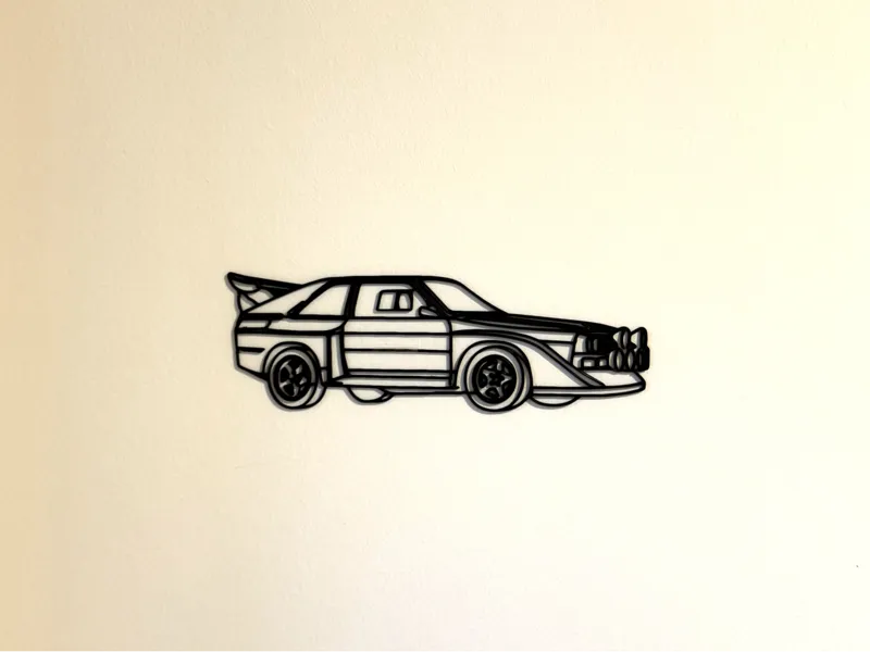 Audi Sport Quattro S1 Rallye Wall Art