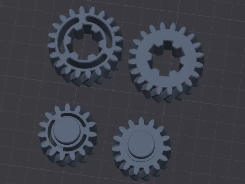 815/7 central gearbox stronger gears
