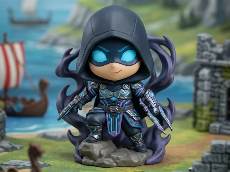 Chibi Shadow Runner – Futuristic Stealth Assassin