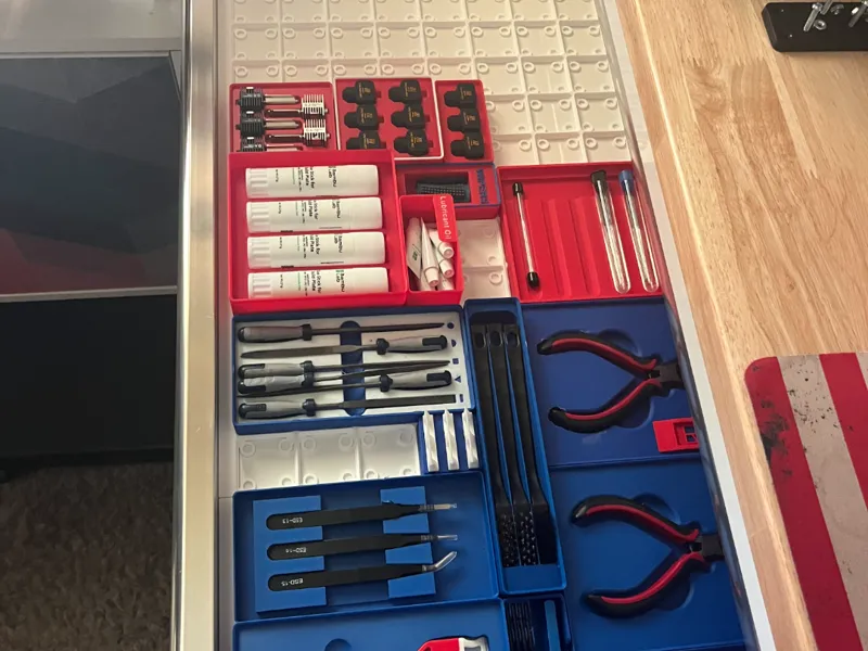 Kobalt sit/stand 2 drawer workbench 