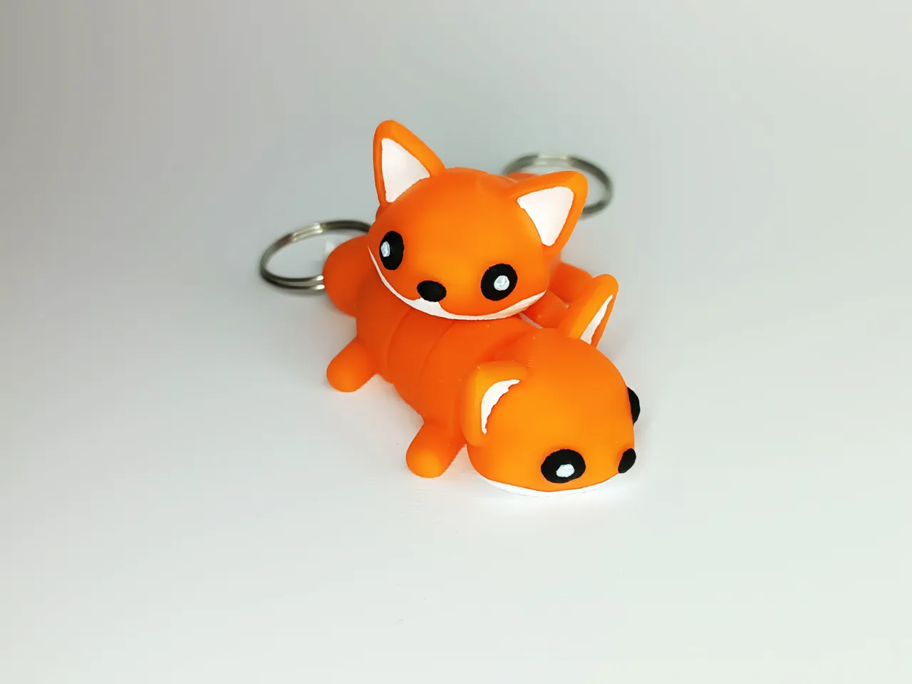Cute Flexi Pets Fox (Keychain & Magnet) view 4