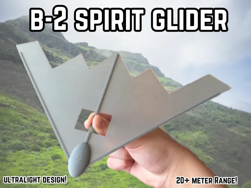 B2 Spirit Long Range Efficient Wide Glider