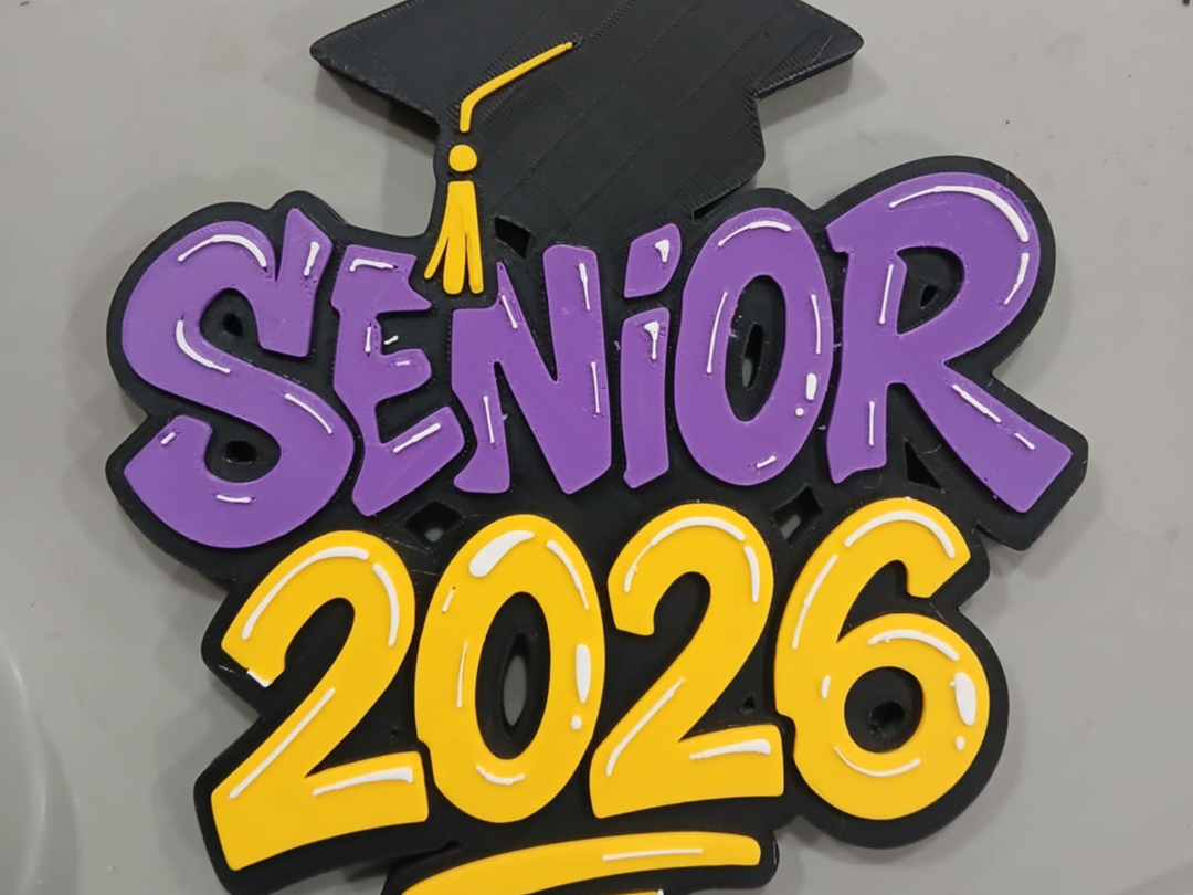 Senior 2026 Hype Chain Pendant FREE COMMERCIAL