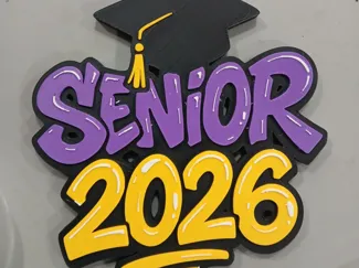 Senior 2026 Hype Chain Pendant FREE COMMERCIAL