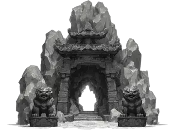Portail du doute entrée de temple modulable