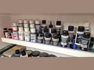 Paints stand - 35 Vallejo bottles, fits Mosslanda
