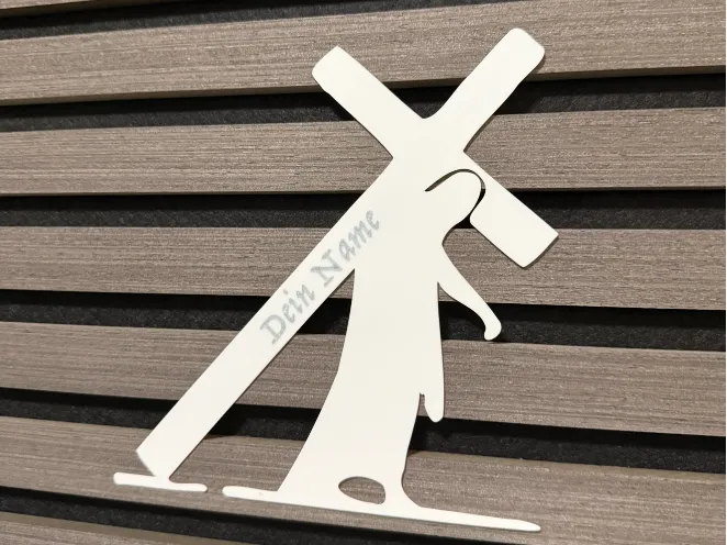 Jesus Kreuz mit deinem Namen 