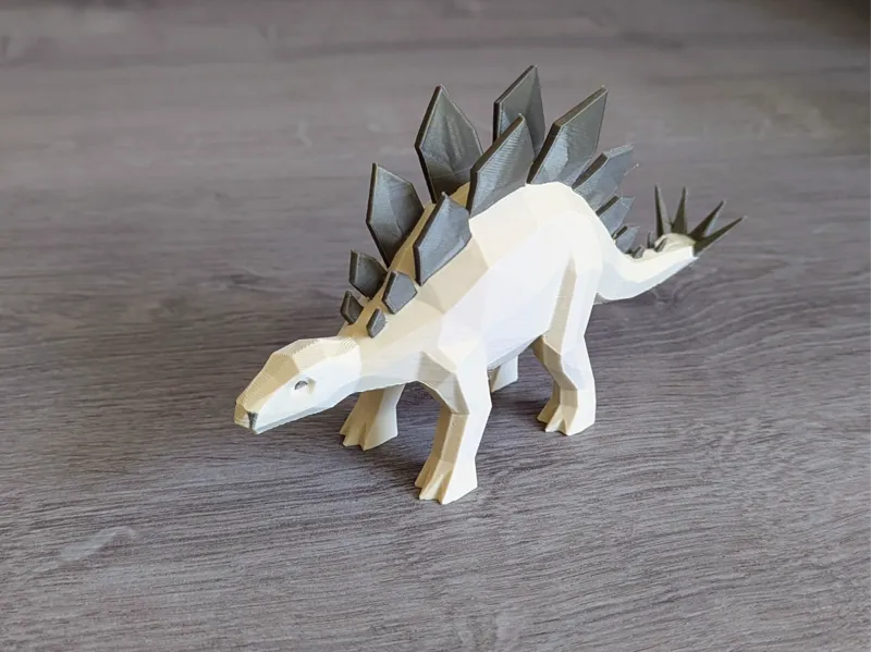 Stegosaurus – Low-Poly Dino Modell