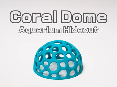 Aquarium Hideout "Coral Dome"