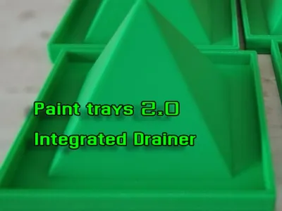 Paint Trays 2.0 – Integrated Drainer 