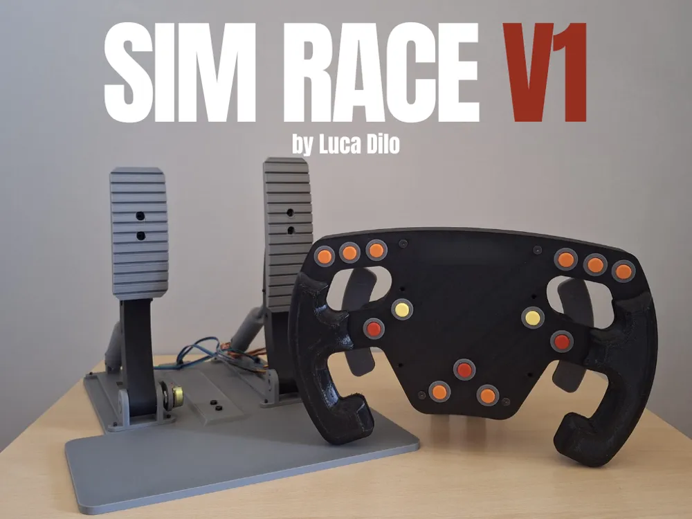 SIM RACE – Racing Simulator wheel and pedals