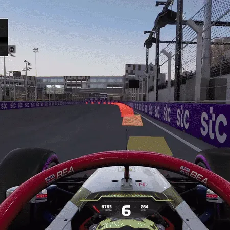 SIM RACE - Racing Simulator wheel and pedals view 2