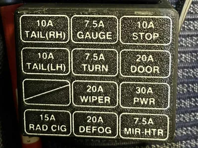 Extended Kick Panel Fuse Cover for MR2 (1990+1992)