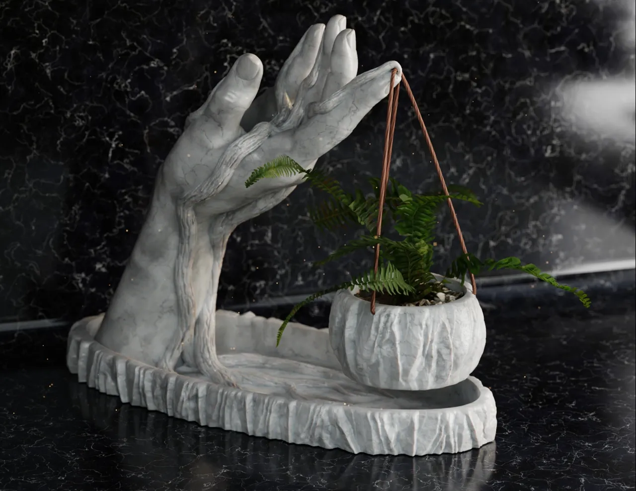 Hanging Flower pot view 4