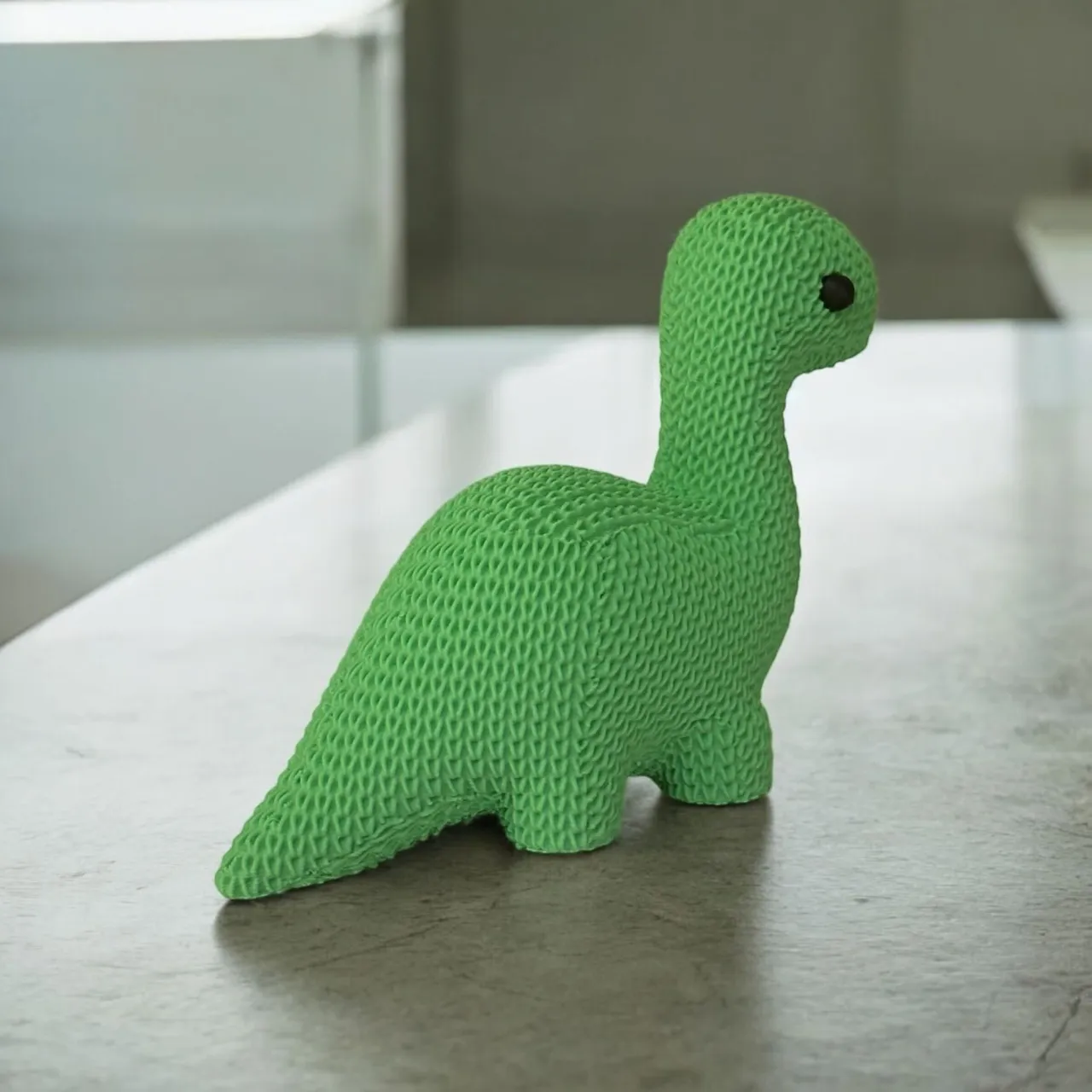 Cute Knitted Dinosaur view 2