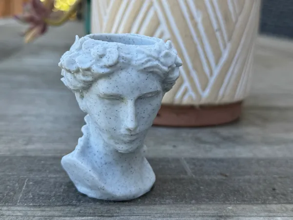 Buste jardinière façon antique