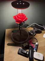 With piece for rose & stem 0.12mm layer, 2 walls, 10% infill