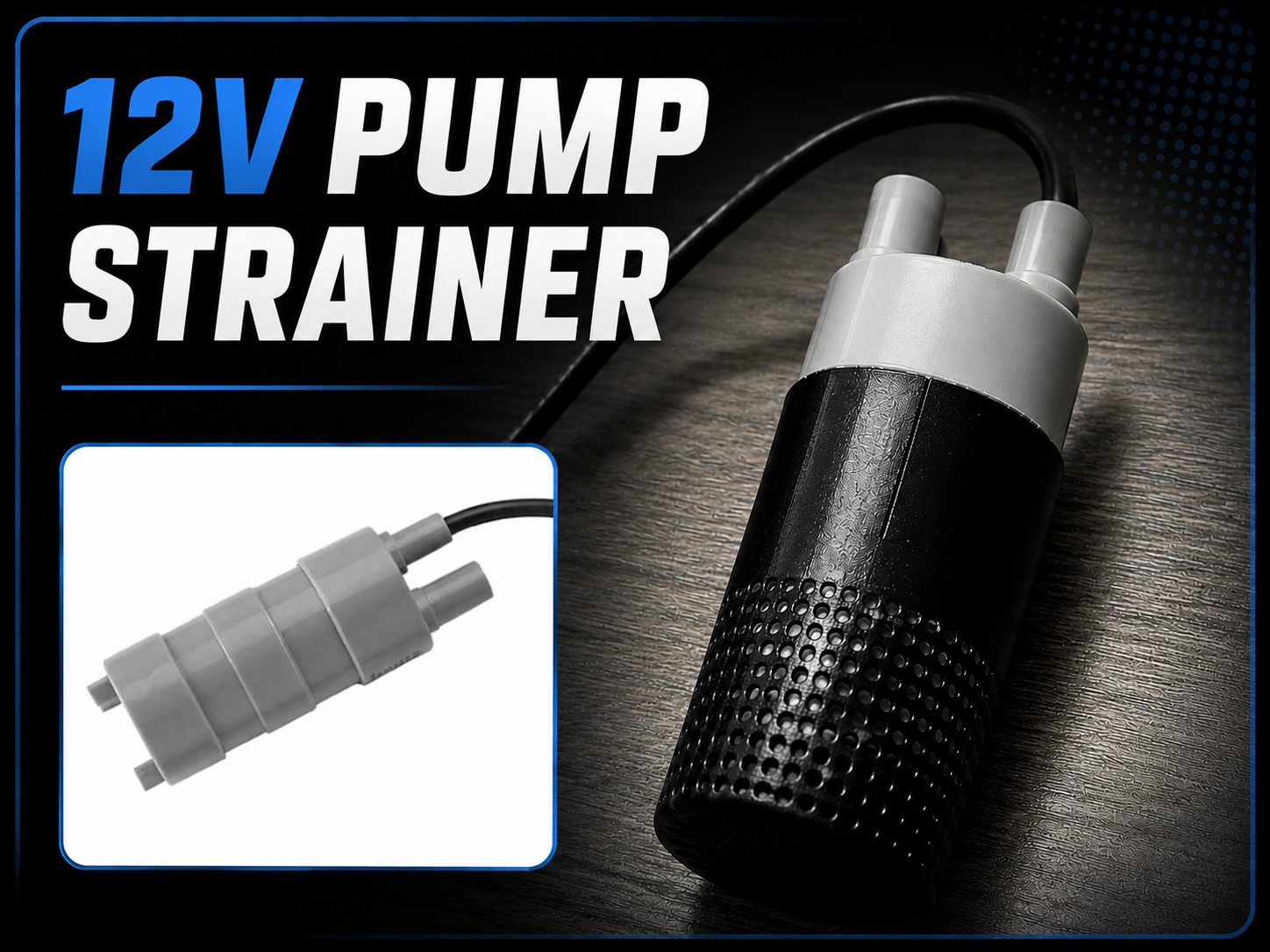 Pump Strainer for 12V Submersible Water Pump
