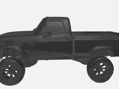 1986 Ford square body 3d model