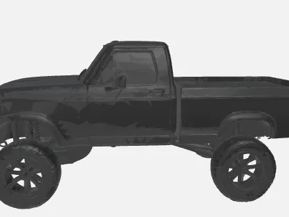 1986 Ford square body 3d model