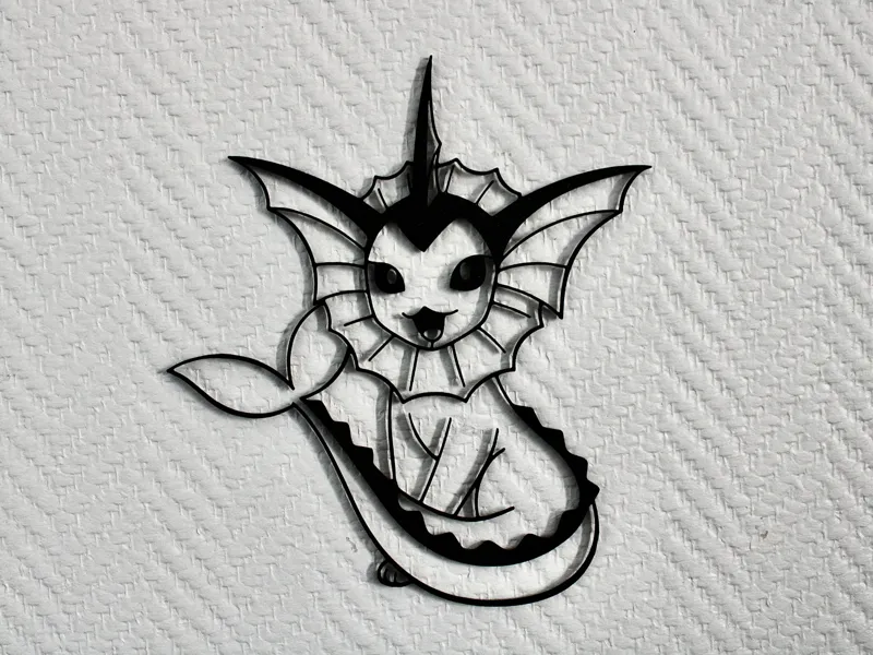 Aquali Vaporeon Pokémon wall art