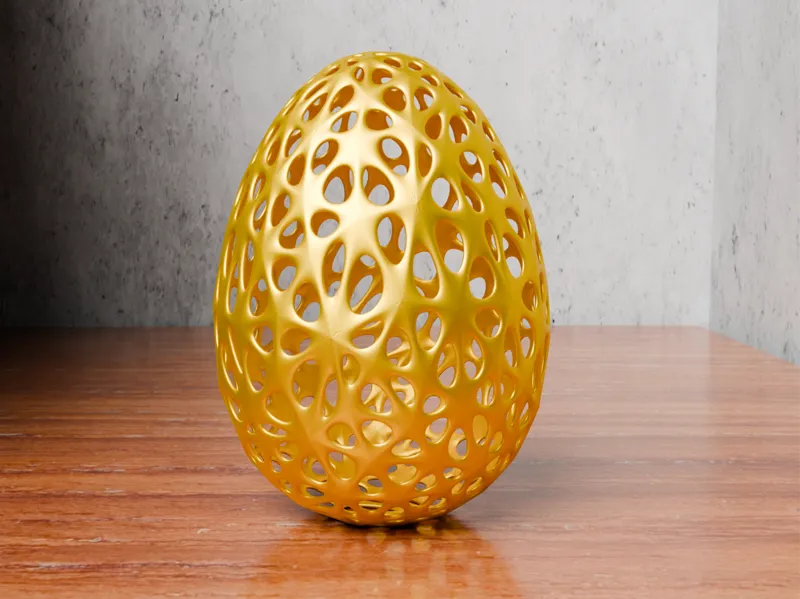 Voronoi Easter egg 